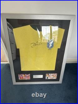 Zico Signed Brazil 1982 Fifa World Cup Shirt A1 Sporting Memorabilia COA