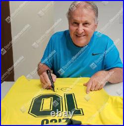Zico Signed Brazil Shirt 1982, Home, Number 10 Autograph Jersey