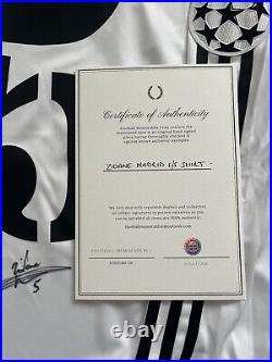 Zinedine Zidane Hand Signed Real Madrid Shirt With C. O. A