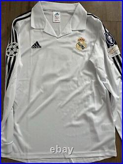 Zinedine Zidane Hand Signed Real Madrid Shirt With C. O. A